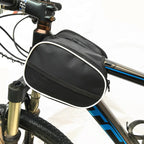 2 artikelen - Fietsstuurtassen - Waterdichte fietsframe-stuurtassen - Fiets bovenbuistassen - Fietsuitrusting