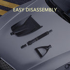 Folding Snow Shovel - Large Capacity | Lightweight & Portable - Wide Snow Clearing Range with Ergonomic D-Shaped Handle and Aluminum Blade - Snow Shovel for Outdoor, Car, Garden, Camping, Driveway（Blue）