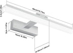 Wall light LED for mirror, adjustable wall light 40-50 cm for bathroom, wardrobe and toilet