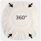 Mattress protector - Mattress cover - Elastic band - Washable - Elastic fit Mattress protector - For small double to king-size beds (White, 198x203cm)