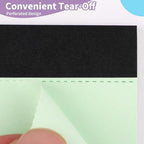 Coloured notepads, set of 3 writing pads 29.5 x 21.4 cm, with micro-perforation and sturdy back, broad lines, 50 sheets per pad, ideal for school, university, office and professional use (blue/pink/green)
