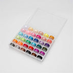 Premium Sewing Thread Set 72 Pieces - 400 Meters of Sewing Machine Thread in 36 Colors - Pre-Wound Sewing Spool Set - 365 Meters per Spool - DIY - Sewing Machine - Crafts - Embroidery