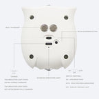 Night light - Mood lamp - LED lighting - Night lamp - LED cabinet light and stair light with sensor - Two-tone - USB rechargeable night light - Magnetic mounting - For children's room, bedroom, hall or corridor, etc. (White)