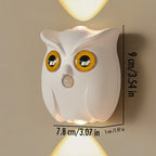 Night light - Mood lamp - LED lighting - Night lamp - LED cabinet light and stair light with sensor - Two-tone - USB rechargeable night light - Magnetic mounting - For children's room, bedroom, hall or corridor, etc. (White)