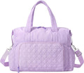 Sports Bag - Waterproof Travel Bag - 24 Liter Carry Bag - Zippered - Lightweight & Durable - Suitable for Gym, Training & Travel（Purple）
