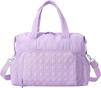 Sports Bag - Waterproof Travel Bag - 24 Liter Carry Bag - Zippered - Lightweight & Durable - Suitable for Gym, Training & Travel（Purple）