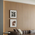 Self-adhesive 3D Wall Panel - Brown Oak Look - PVC Plank 300x40 cm for Wall & Ceiling - Soundproof