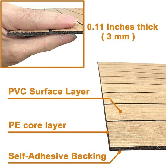 Self-adhesive 3D Wall Panel - Gray Oak Look - PVC Plank 300x40 cm for Wall & Ceiling - Soundproof
