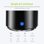 Mini Bluetooth Speaker (Silver) | Portable & Pocket-Sized | Powerful Bass with Passive Radiator | 12-Hour Battery Life | Ideal for Outdoors