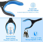 Grabber Set of 2 - 83 cm - Foldable Grabber - With Magnet & 360° Rotating Head - Litter Grabber