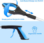 Grabber Set of 2 - 83 cm - Foldable Grabber - With Magnet & 360° Rotating Head - Litter Grabber