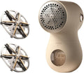 Electric Lint Remover - Rechargeable Lint Shaver - 3 Speeds & Digital Display - Includes 2 Original Blades - White