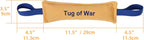 Bite Resistant Dog Toys - Heavy Duty Training Toys with Bite Resistance - Dog Tug Toys - Highly Efficient and Durable Training Aids - Yellow - One
