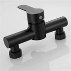 Shower tap - Shower mixer - Matte black - Bathroom tap - Surface-mounted - Single lever mixer - Shower tap - Sanitary - Bathroom accessories - Shower mixer - Modern design - Black - 1 piece