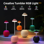 Desk lamp – rechargeable LED night light, bright bedside lamp, table lamp, mood light with remote control. Suitable for children and adults.