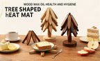 Wooden Coasters - Pan Coasters - Tree Coasters - Table Decoration - Home Accessories - Kitchen Accessories - Heat Resistant Coasters - Design Coasters - Wooden Decoration - Coasters - Glass Coasters - Brown - 2 Pieces