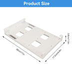 Can Holder Fridge - Fridge Organizer Hanging - Soda Can Rack - Beer Holder - Fridge Storage Rack - Hanging Drawer - Beverage Dispenser - Space Saving - Kitchen Accessories - Bottle Holder - Storage System - White - 1 Piece