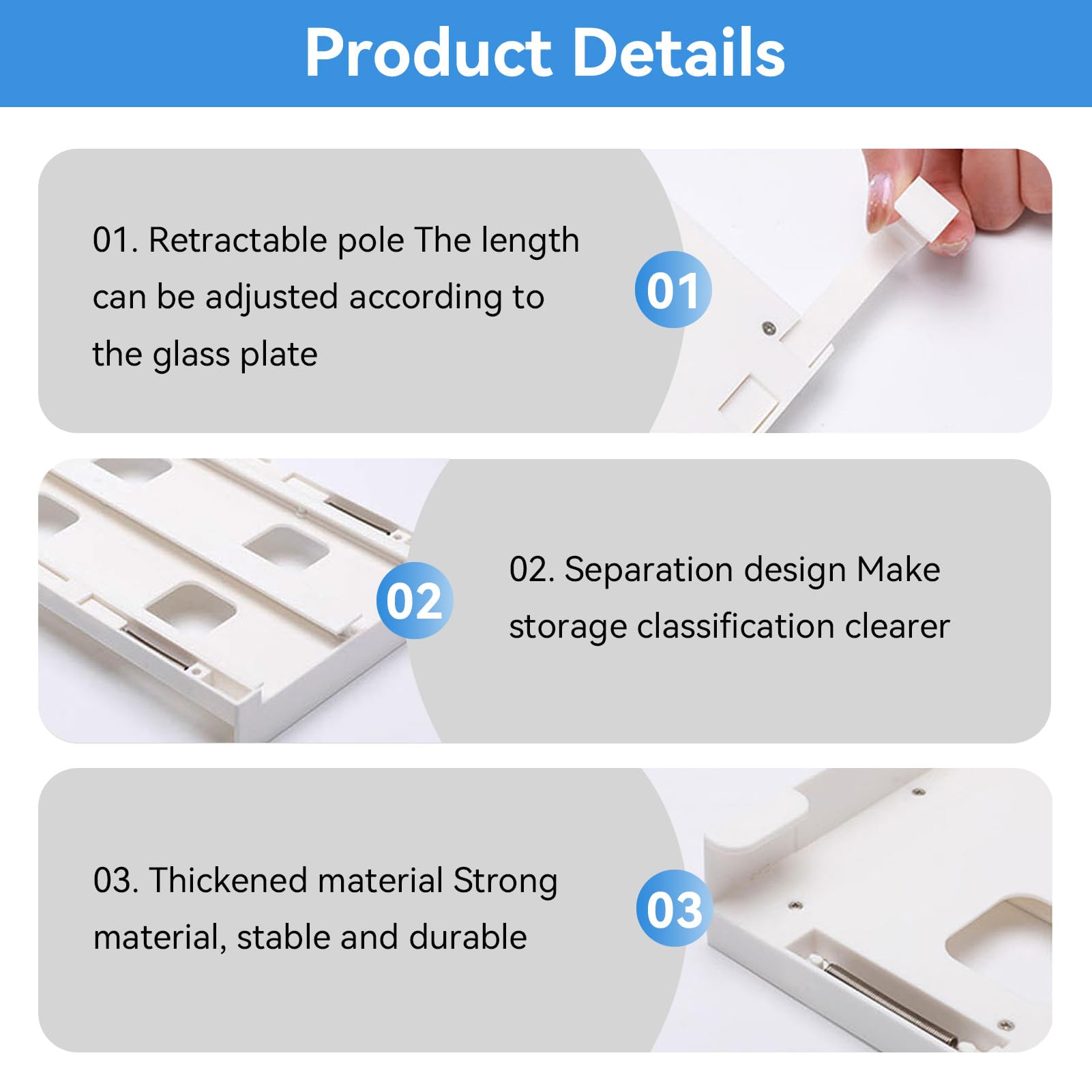 Can Holder Fridge - Fridge Organizer Hanging - Soda Can Rack - Beer Holder - Fridge Storage Rack - Hanging Drawer - Beverage Dispenser - Space Saving - Kitchen Accessories - Bottle Holder - Storage System - White - 1 Piece