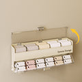 Underwear women's storage box - Premium quality - Storage box with lid - Clothing storage box - clothes rack - wardrobe - clothes hangers - Drawer - storage cabinet with compartments - Plastic storage box - Underwear - Socks - Hanging without drilling - W