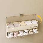 Underwear women's storage box - Premium quality - Storage box with lid - Clothing storage box - clothes rack - wardrobe - clothes hangers - Drawer - storage cabinet with compartments - Plastic storage box - Underwear - Socks - Hanging without drilling - W