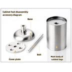 Table legs - bathroom cabinet legs - bathroom furniture legs - desk legs - shoe cabinet legs - wardrobe legs - TV cabinet legs - cabinet legs - wardrobe legs - bookcase legs - dressing table - dining table - footstool - stainless steel - 4 pieces