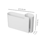 Kitchen Cabinet Organizer - Spice Rack - Door Rack - Kitchen Accessories - Storage Rack - Sink Cabinet Organizer - Garbage Bag Holder - No Drilling - Cabinet Interior - Kitchen Aid - Space Saving - Bathroom Organizer - Adhesive - White - Pack of 2