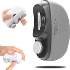 Electric nail clipper - Automatic nail trimmer - Manicure set - Nail care - Electric nail file - Rechargeable - Nail scissors - Hand care - Nail polishing - Nail styling - Cordless - Gray - 1 Piece