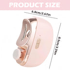 Electric nail clipper - Automatic nail trimmer - Manicure set - Nail care - Electric nail file - Rechargeable - Nail scissors - Hand care - Nail polishing - Nail styling - Cordless - White - 1 Piece