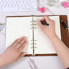 Notebook Refill A5 - Ring Binder Paper 6 Holes - Agenda Refill - Bullet Journal Paper - Refillable Notepad - Writing Paper - Planner Inserts - Office Supplies - School Supplies - Study Notes -Lined Paper - White - [??] Pieces