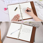Notebook Refill A5 - Ring Binder Paper 6 Holes - Agenda Refill - Bullet Journal Paper - Refillable Notepad - Writing Paper - Planner Inserts - Office Supplies - School Supplies - Study Notes -Lined Paper - White - [??] Pieces