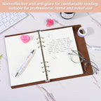Notebook Refill A5 - Ring Binder Paper 6 Holes - Agenda Refill - Bullet Journal Paper - Refillable Notepad - Writing Paper - Planner Inserts - Office Supplies - School Supplies - Blank Sketch Paper -No Lines - White - 5 Pieces