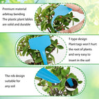 Plant labels - Plant plugs - Plant labels - Plant signs - Garden labels - Vegetable garden - Plugs - Sowing labels - Herb plugs - Growing labels - Plant labels - Name tags - Writing boards - T-labels - 6x10 cm - Multicoloured - 200 pieces