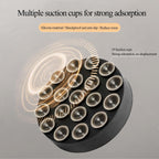 Washing machine vibration dampers - Washing machine feet - Anti-vibration pads - Appliance accessories - Sound dampener - Washing machine riser - Anti-slip mat - Dryer accessories - Vibration damper - Floor protection - Washing machine damper - Black - Pa