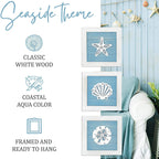 Nautical Theme Bathroom Sign - Decorative Hanging Plaque for Bathroom
