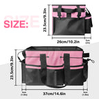 Gray Cleaning Kit - Multi-Purpose Cleaning Supplies Organizer Bag