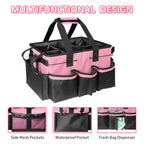 Gray Cleaning Kit - Multi-Purpose Cleaning Supplies Organizer Bag