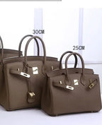 2025- Euro-american Elegant Crocodile Leather  Handbag Bag - Birkin 35,red ,palladium Hardware