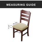 6 pcs 2025 Best-selling diamond-shaped jacquard chair cushion cover, chair cover cover. Khaki, 45*50*9cm