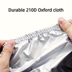Trailerable Boat Cover – Heavy Duty Waterproof Tarp with Storage Bag, Designed for V-Hull, Fish & Ski, Runabout, Bass & Fishing Boats,14-16FTBlack
