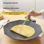 Dodecagon Electric Grill Pan Portable Outdoor Non-Stick Barbecue Cookware For Camping Picnic Smokeless Aluminum Alloy Skillet