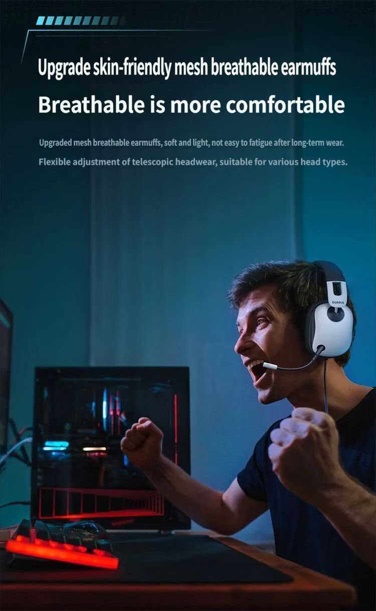 Over-ear Bluetooth headphones-White