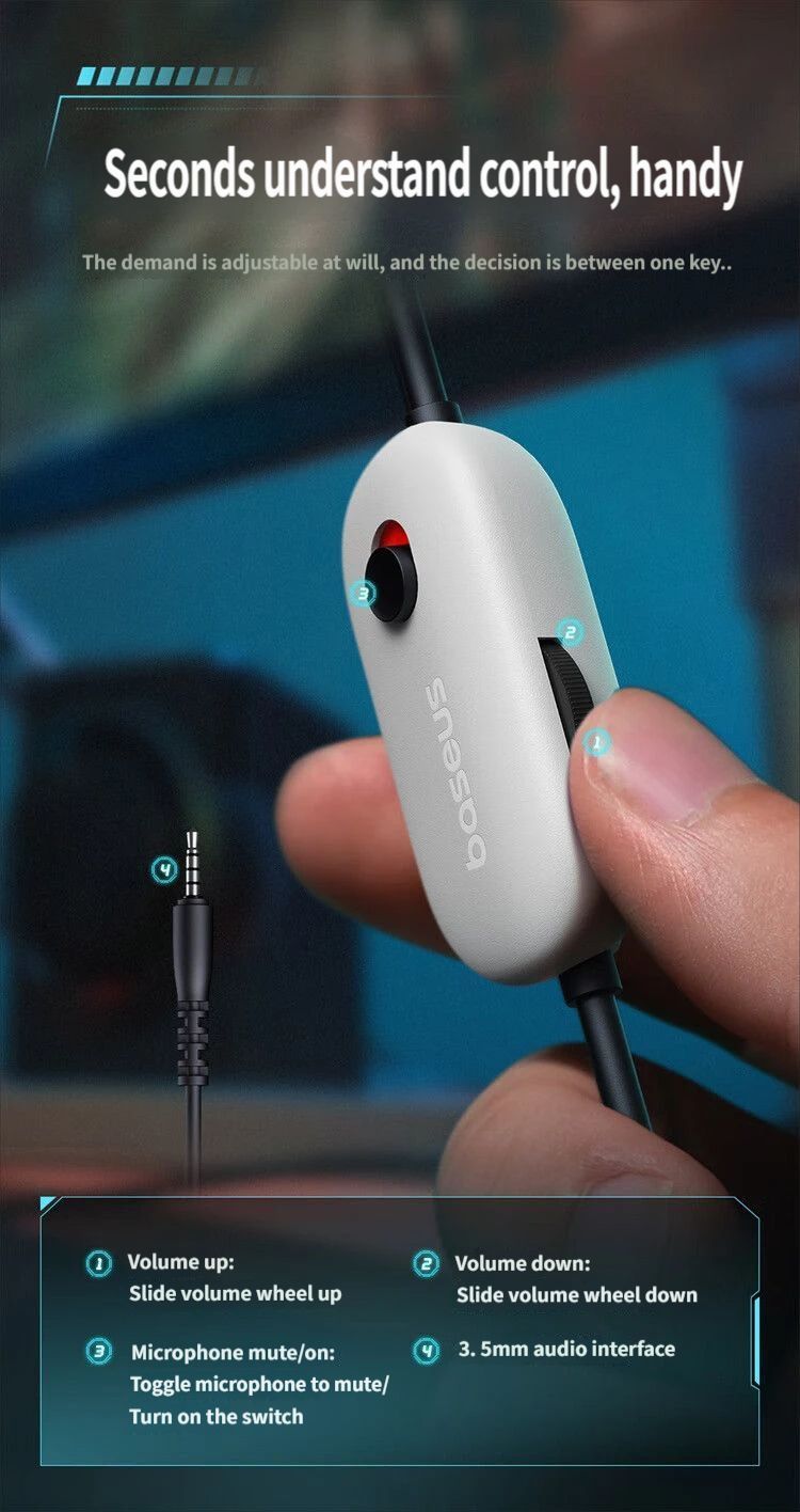 Over-ear Bluetooth headphones-White