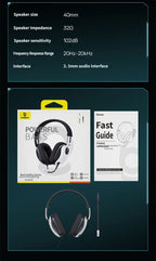 Over-ear Bluetooth headphones-White