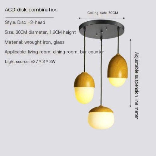 ACD Three-Head Long Tray Combination - Includes Original LED Light Source