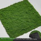 diy artificial moss lawn-Dark Green Filamentous Moss 1000g (Bulk)