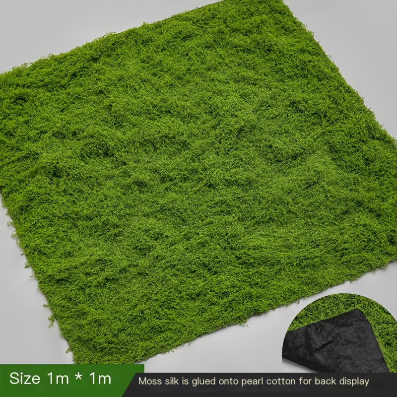 diy artificial moss lawn-Light Green Filamentous Moss 1000g (Bulk)