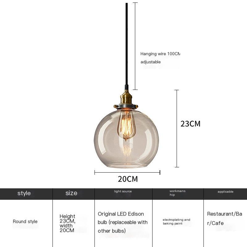 Amber Half-Circle 25cm - With 4W Light Source