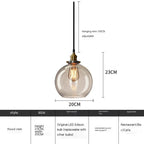 Amber Half-Circle 25cm - With 4W Light Source