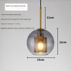 Medium Amber Sphere - No Light Source