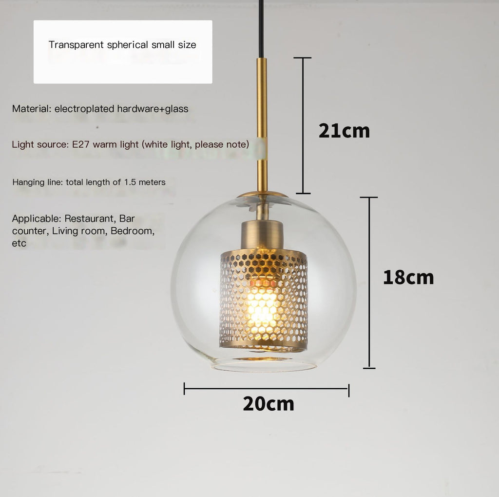 Small Amber Sphere - No Light Source